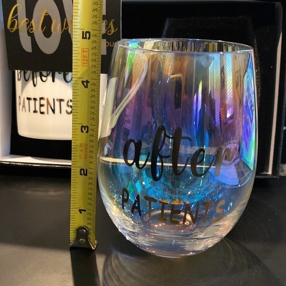Wine glass and coffee mug gift set - before patients -after patients . - Picture 4 of 7